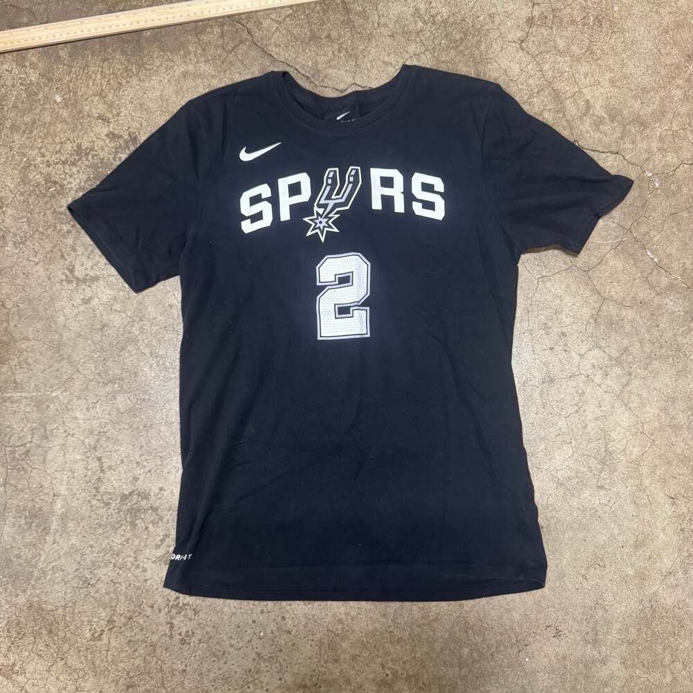 Nike San Antonio Spurs Kawhi Leonard #2 Name & Number Dri-Fit T-Shirt